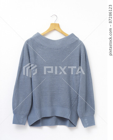 Casual wear knit ladies white background 87286123