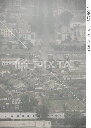 Pyongyang residential area (North Korea) 87290494