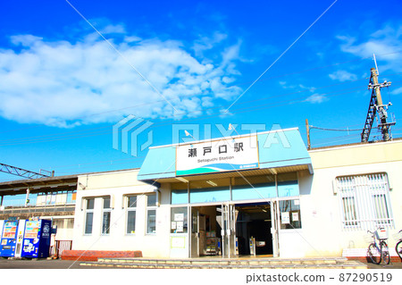Scenery of Setoguchi Station, Aichikanjo Railway, Seto City 87290519