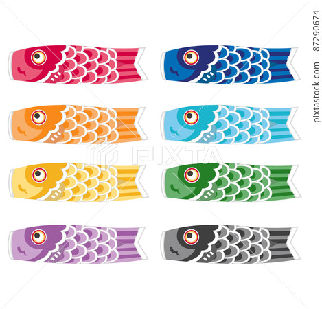 Carp streamer color variation set 87290674