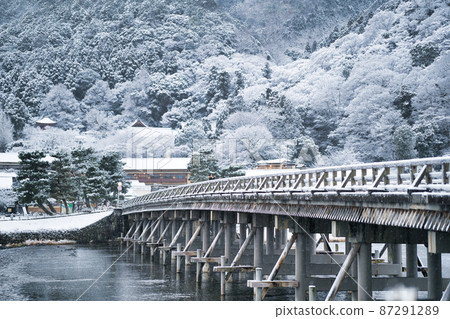 雪嵐山渡月峽 87291289