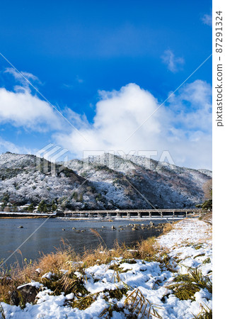 雪妝嵐山渡月橋 雪妝嵐山渡月橋 87291324