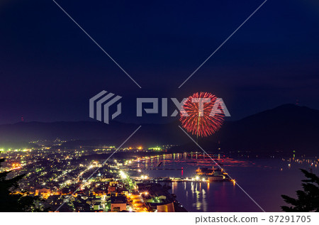 Tsuruga Toro nagashi and large fireworks display Tsuruga Toro nagashi and large fireworks display 87291705