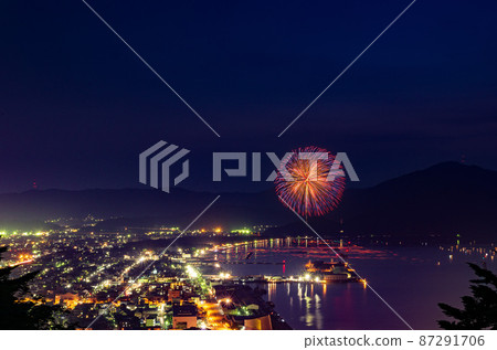 Tsuruga Toro nagashi and large fireworks display Tsuruga Toro nagashi and large fireworks display 87291706
