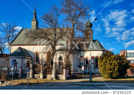 St. Catherines Church and Franciscan Monastery Jindrichuv Hradec, Czech Republic 87292220