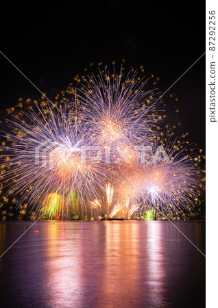 Tsuruga Fireworks Festival Taken from the west side of Matsubara Beach 87292256