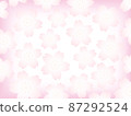 柔和的顏色櫻花背景圖像/粉紅色 87292524