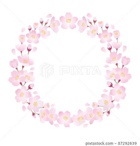 Sakura flower spring frame Sakura flower spring frame 87292639