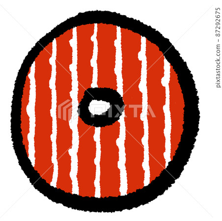 大寫字母 O 的簡單和流行插圖 87292675