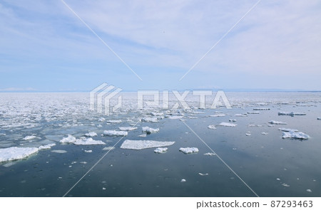 Abashiri's drift ice sea Hokkaido Abashiri's drift ice sea Hokkaido 87293463