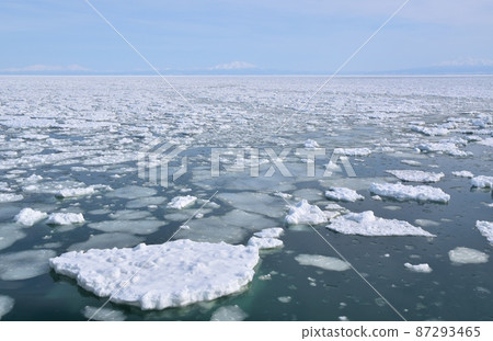 Abashiri's drift ice sea Hokkaido Abashiri's drift ice sea Hokkaido 87293465