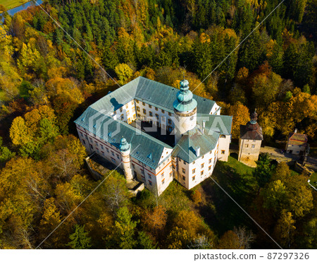 View of medieval Lemberk Castle. Czech Republic View of medieval Lemberk Castle. Czech Republic 87297326