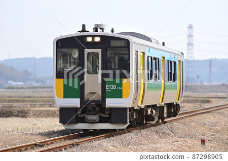 Kururi Line Makuta-Higashi Yokota JR East Kiha E130-104 (Makuhari) Kururi Line Makuta-Higashi Yokota JR East Kiha E130-104 (Makuhari) 87298905