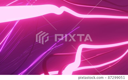 3d render of RGB neon light on darkness background. Abstract Laser lines show at night. Ultraviolet spectrum beam scene 3d render of RGB neon light on darkness background. Abstract Laser lines show at night. Ultraviolet spectrum beam scene 87299051