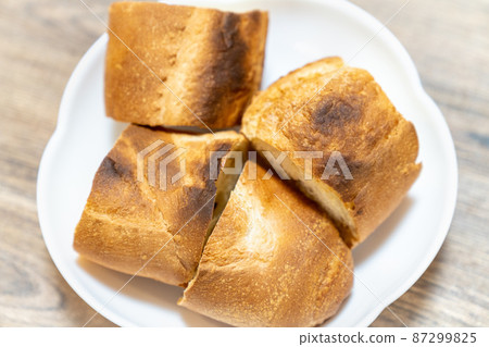 A photo of bread that looks delicious. Image of breakfast. A photo of bread that looks delicious. Image of breakfast. 87299825