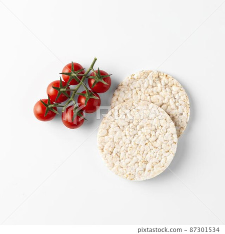 cherry tomato fruit snack rice cakes 87301534