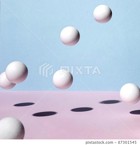 front view ping pong balls bouncing around front view ping pong balls bouncing around 87301545