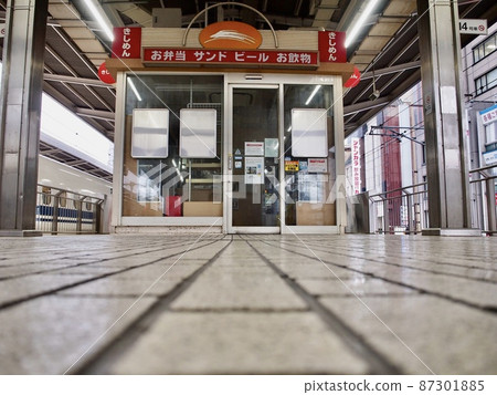 Railway station equipment, low angle, JR West, station scenery, railway fans, Kyoto station, travel, interesting railway photos Railway station equipment, low angle, JR West, station scenery, railway fans, Kyoto station, travel, interesting railway photos 87301885