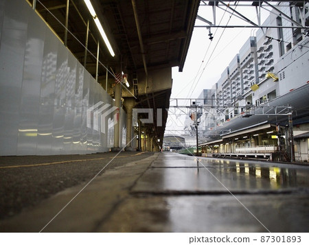 火車站設備,低角度,JR西日本,車站風景,鐵道迷,京都站,旅行,有趣的鐵路照片 火車站設備,低角度,JR西日本,車站風景,鐵道迷,京都站,旅行,有趣的鐵路照片 87301893