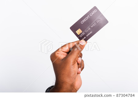 man holding bank mockup money credit card on hand man holding bank mockup money credit card on hand 87304784