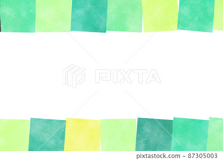 Background material_watercolor texture_yellowish green 87305003