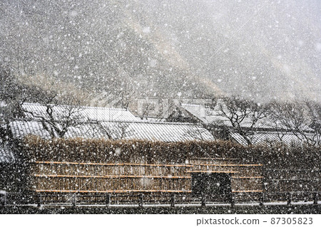 Scenery of Noto where it snows Scenery of Noto where it snows 87305823