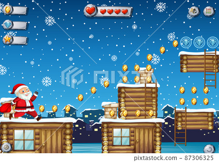 A game template snowing background A game template snowing background 87306325