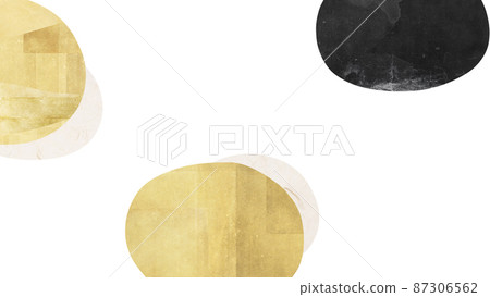 Japanese-style pattern like stepping stones Japanese-style pattern like stepping stones 87306562