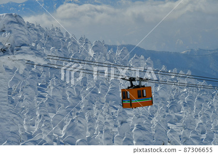 山形藏王：銀裝素裹的雪怪和索道纜車 87306655