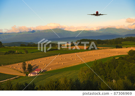 山城美瑛的美麗鄉村風光 87306969