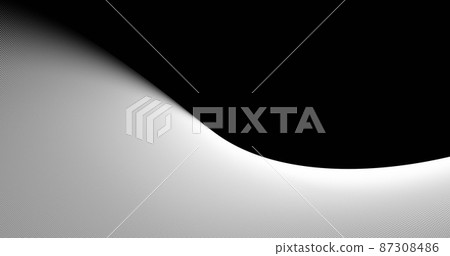 Image of dna strand spinning on black and white background Image of dna strand spinning on black and white background 87308486
