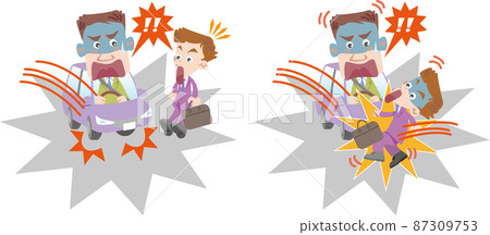 Traffic safety <Personal injury / businessman (male)> 87309753