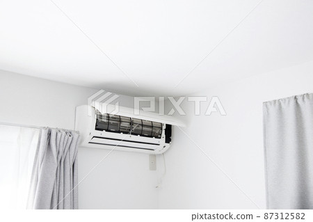 With the air conditioner cover open 87312582