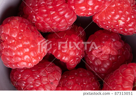 Full frame shot of fresh raspberries with copy space Full frame shot of fresh raspberries with copy space 87313051