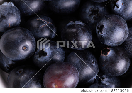 Full frame shot of blue berries with copy space 87313096