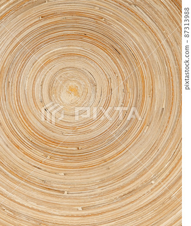 The concentric abstract background with wood texture 87313988