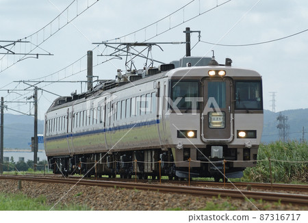 Hokuriku Main Line Morimoto-Tsubata JR West 485 Series Y11 Reorganization (Kanazawa) Test Run 87316717