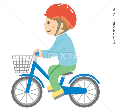騎自行車的孩子_男孩 騎自行車的孩子_男孩 87318786