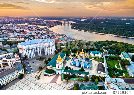 St. Michael Golden-Domed Monastery in Kiev, Ukraine 87319364