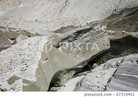 法國 Chamonix Mer de Glace 瞄準冰川 87319401