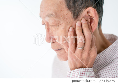 高級男性下頜耳腔 高級男性下頜耳腔 87319879