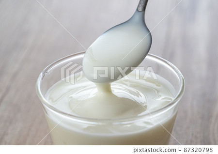 Yogurt in a bowl 87320798