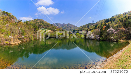 Spring scenery of Seryangje, Hwasun-gun Spring scenery of Seryangje, Hwasun-gun 87321070
