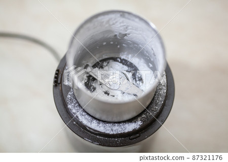 Electric coffee grinder with powdered sugar Electric coffee grinder with powdered sugar 87321176