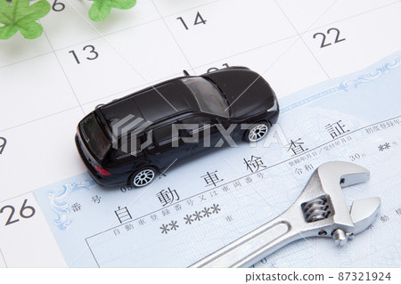 車檢圖片日曆背景 87321924