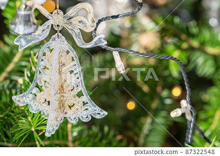 Pictures of Christmas tree decorations. Christmas image. Pictures of Christmas tree decorations. Christmas image. 87322548