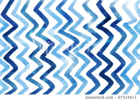 Background material_watercolor texture_blue 87324811