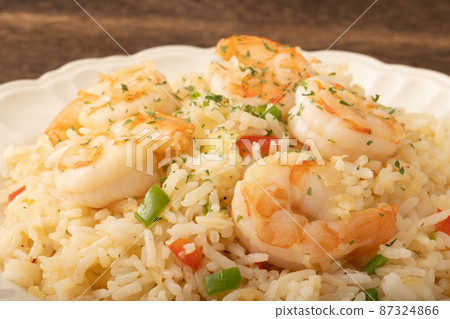 Shrimp pilaf (jasmine rice) Shrimp pilaf (jasmine rice) 87324866