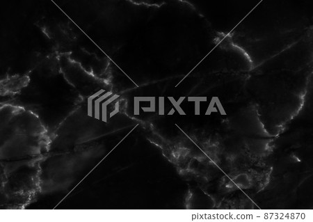 Black marble natural pattern for background, abstract natural marble black and white 87324870