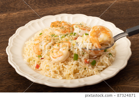 Shrimp pilaf (jasmine rice) 87324871